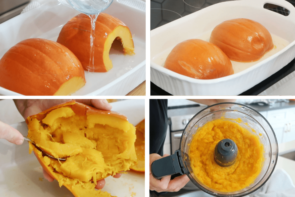 how to roast pumpkin for pumpkin puree