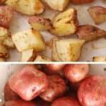 red skin potato recipes, redskin potatoes in oven.
