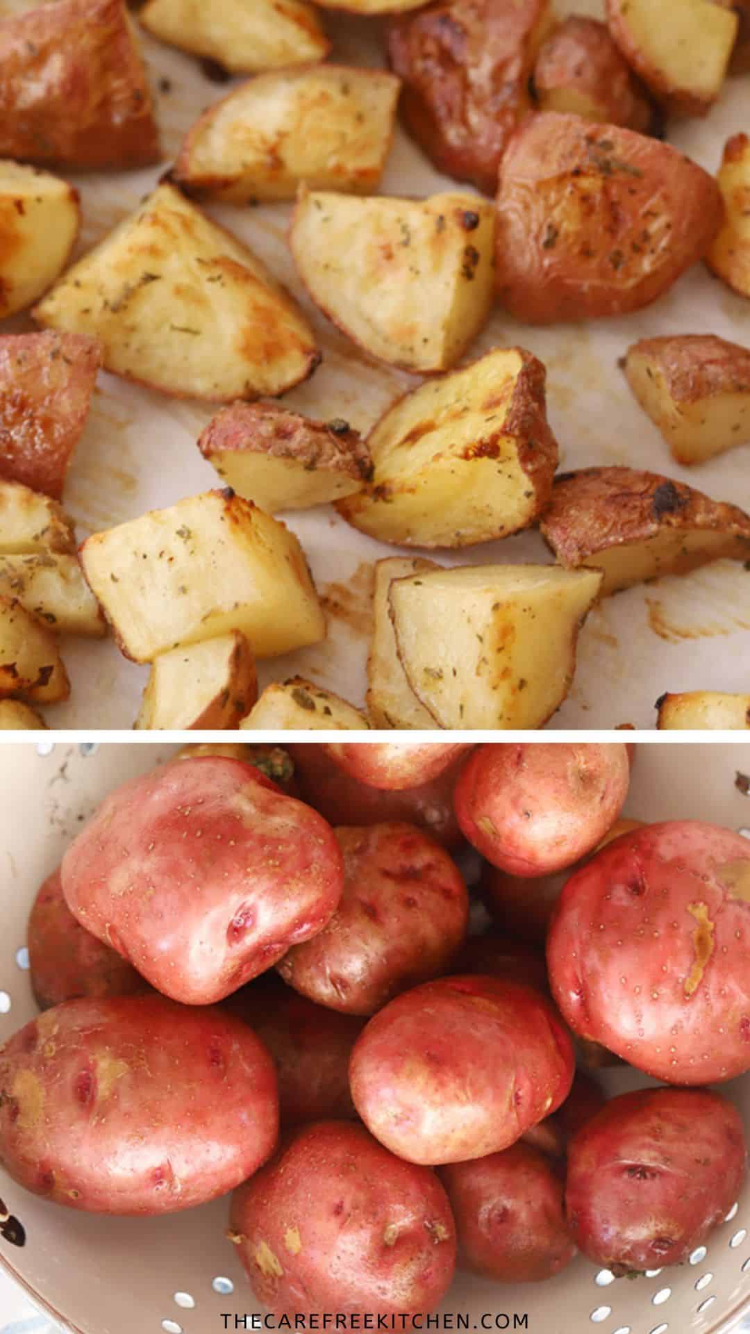 Easy Oven Roasted Red Skin Potatoes The Carefree Kitchen 