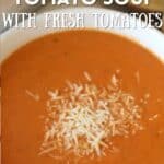 fresh tomato soup