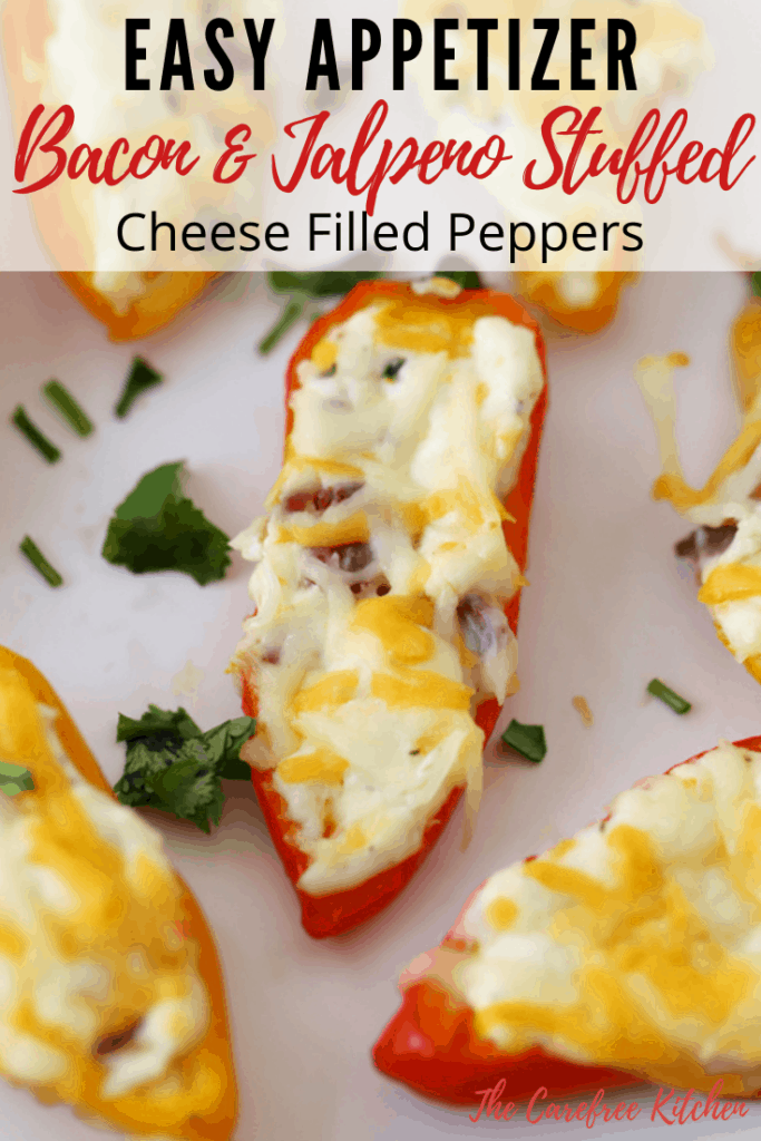 cheese filled peppers with jalapenos