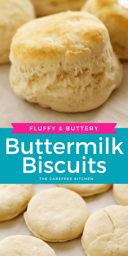 Flaky biscuits sitting on a cutting board.