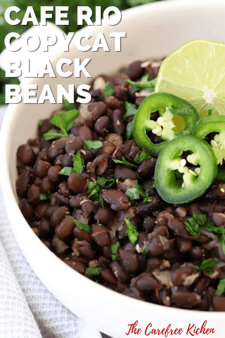 Chipotle Bean recipe.