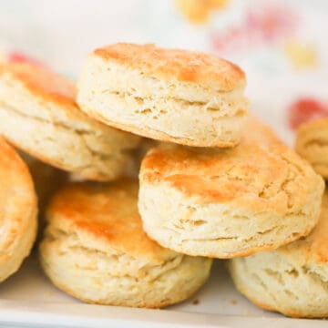 homemade Flakey Biscuits, baking powder biscuits.