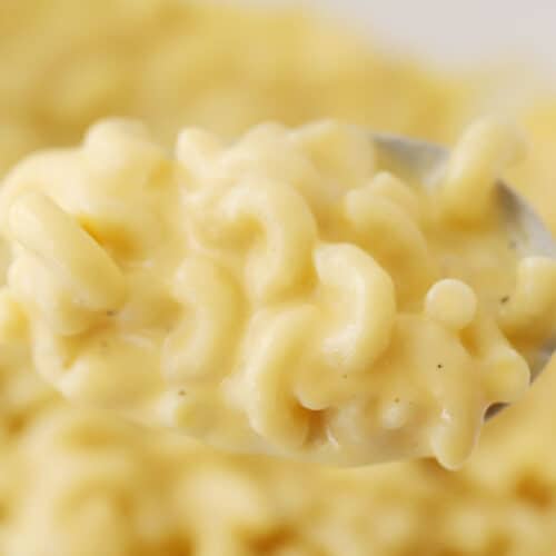 mac and cheese made on the stovetop