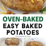 how to cook a baked potato, how long to bake potatoes at 375