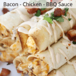 oven baked BBQ Chicken Taquitos recipe