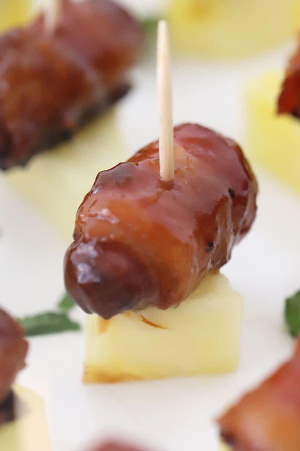 bacon wrapped smokies recipe.