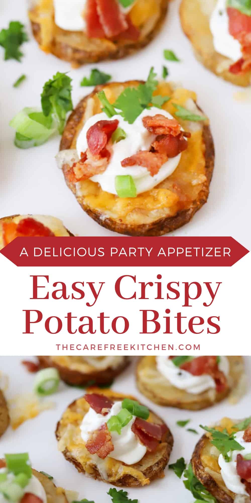 Crispy Potato Bites Appetizer - The Carefree Kitchen