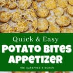 crispy round potato bites recipe, easy appetizer recipe.