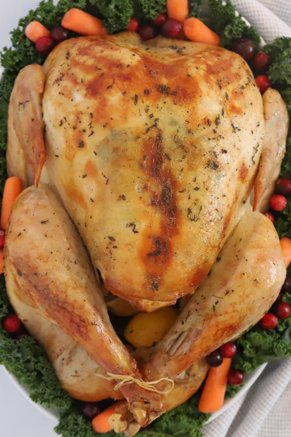 roasted holiday turkey recipe, best herbs for turkey, seasonings for roast turkey.