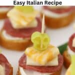 italian appetizers recipes, cold italian kabob recipe