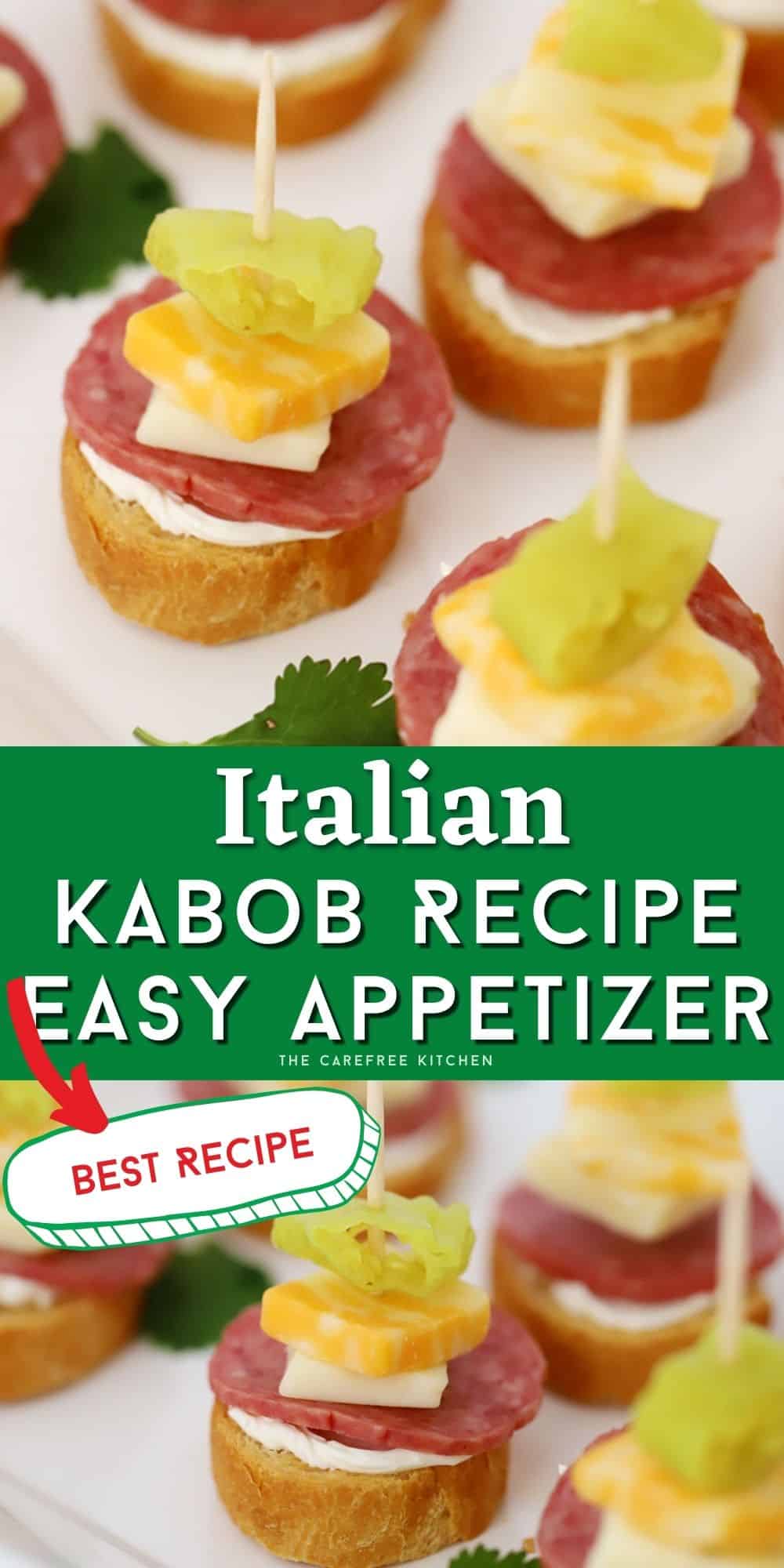 Italian Mini Kebab Appetizers The Carefree Kitchen