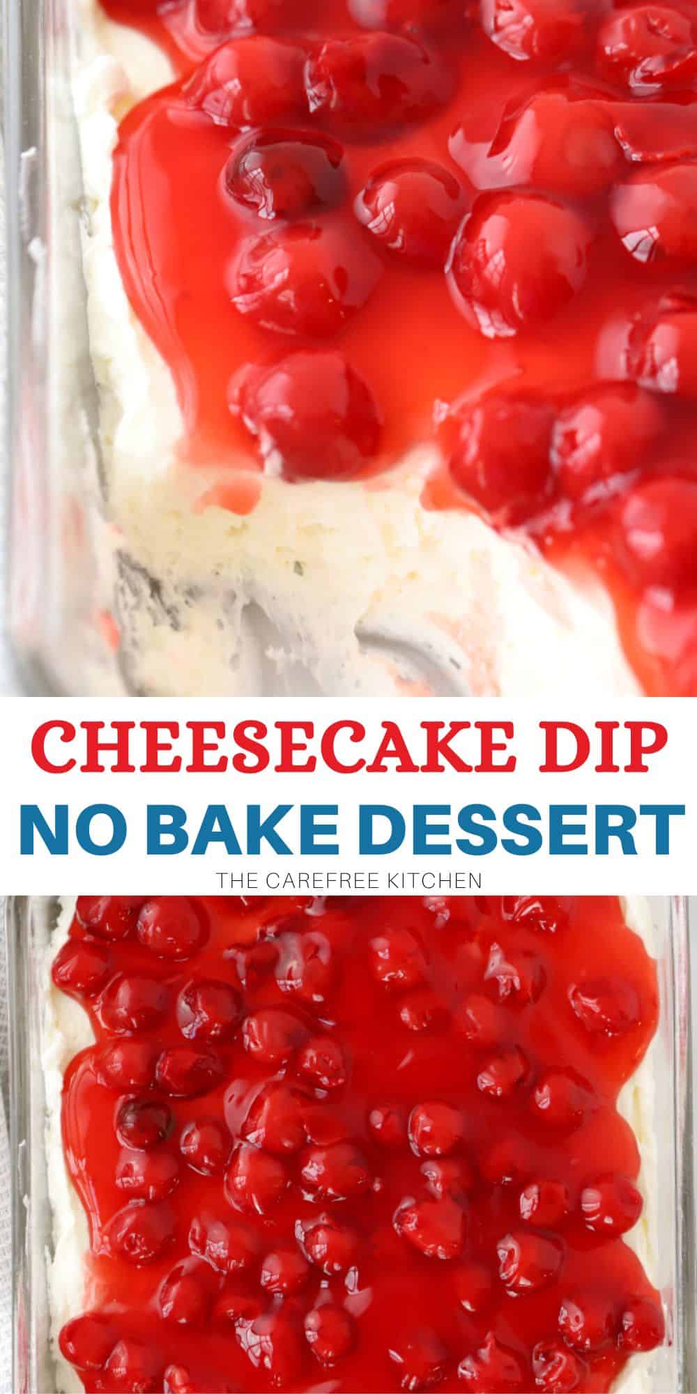 Cherry Cheesecake Dip Recipe - The Carefree Kitchen