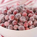 sugared cranberries