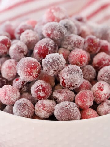 sugared cranberries
