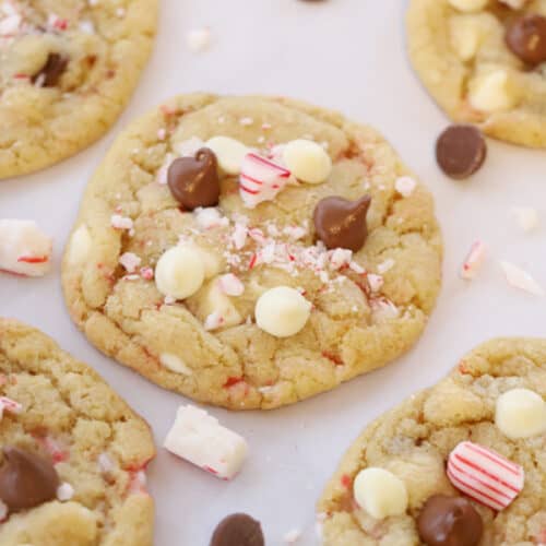 Chocolate Chip Peppermint Cookies - The Carefree Kitchen