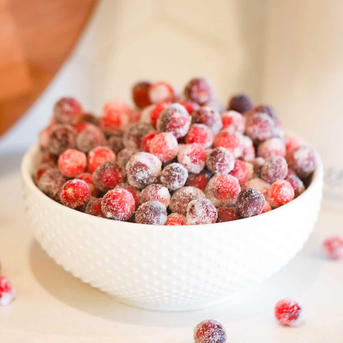 how to make sugared cranberries recipe