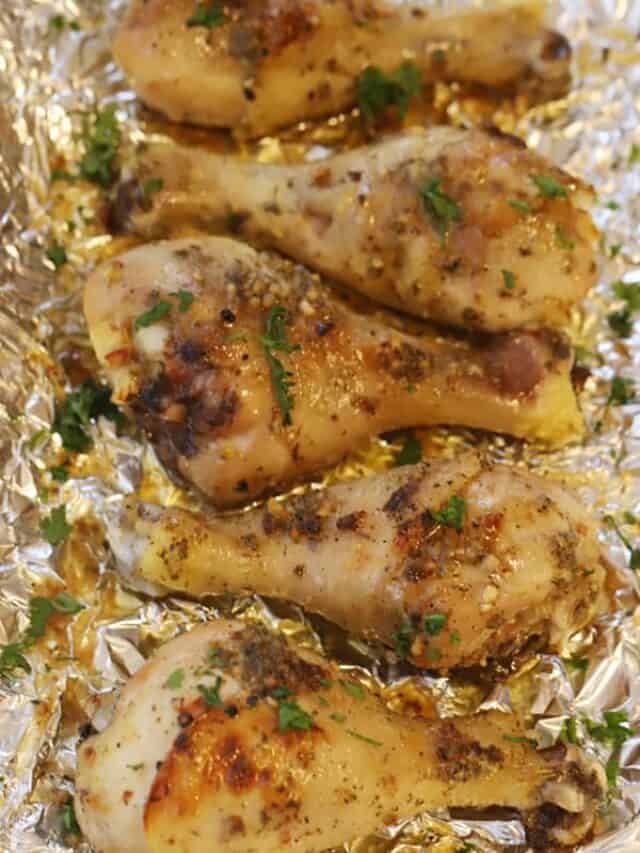 Garlic Butter Drumsticks Story