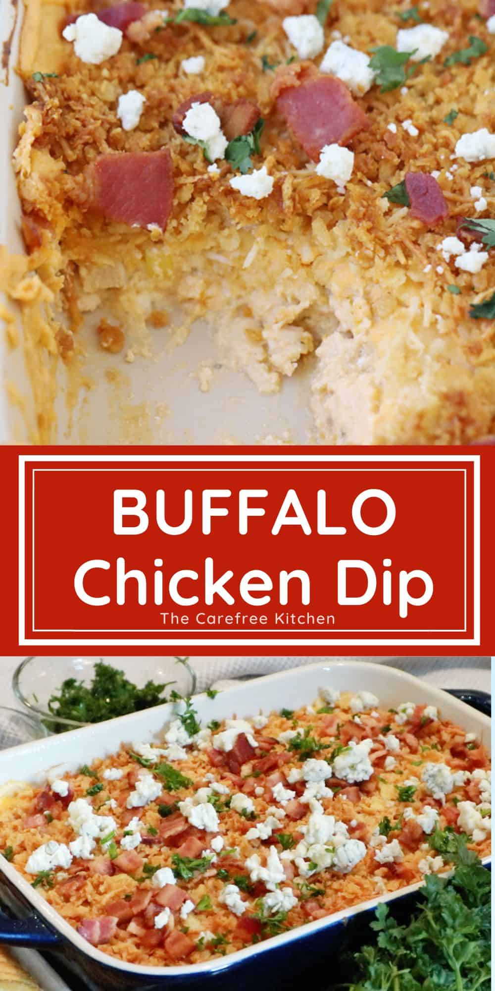 Frank's Buffalo Chicken Dip Recipe - The Carefree Kitchen