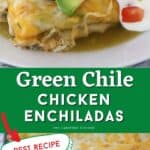 chicken enchiladas green, chicken enchiladas with cream cheese.