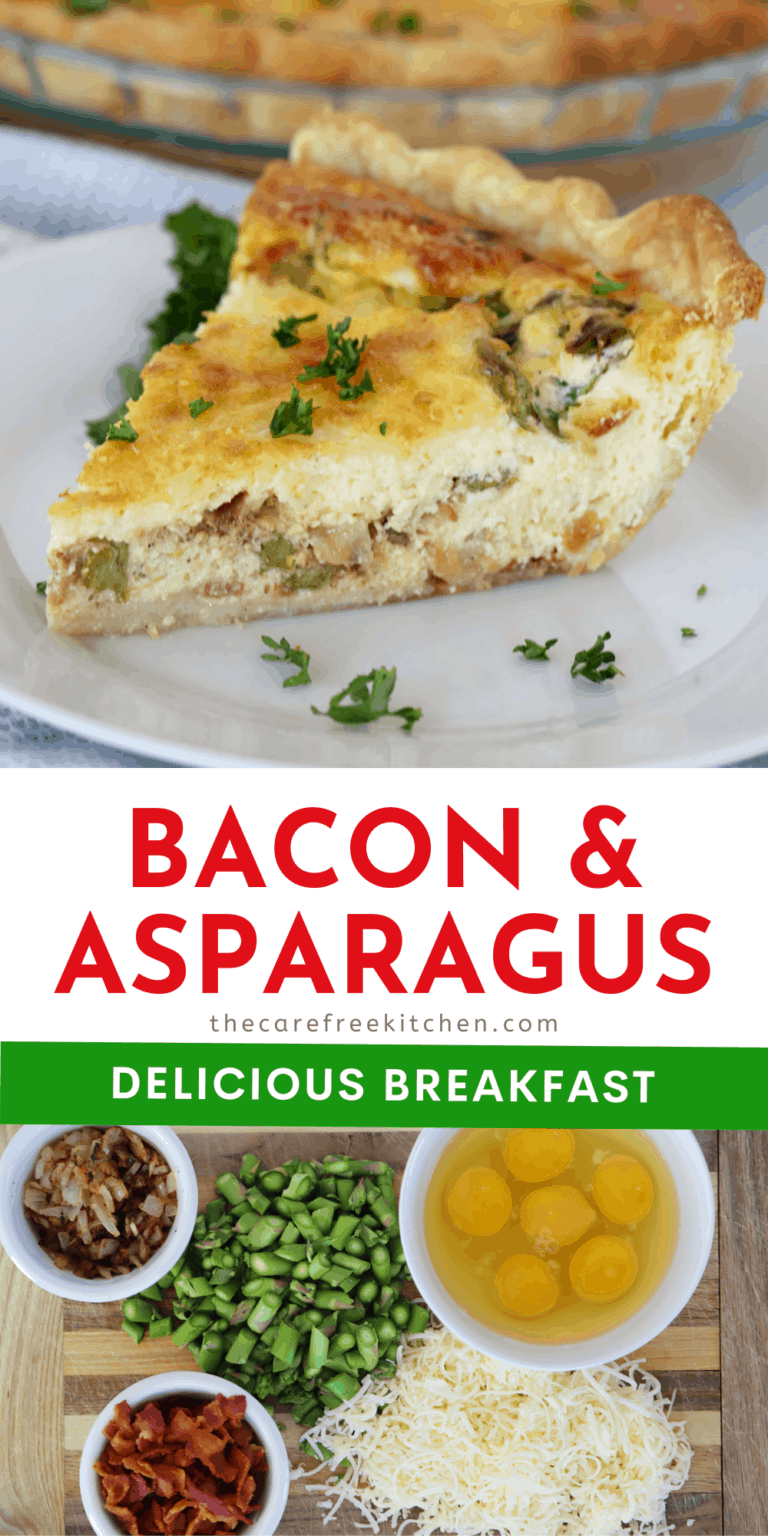 Bacon Asparagus Quiche Recipe The Carefree Kitchen