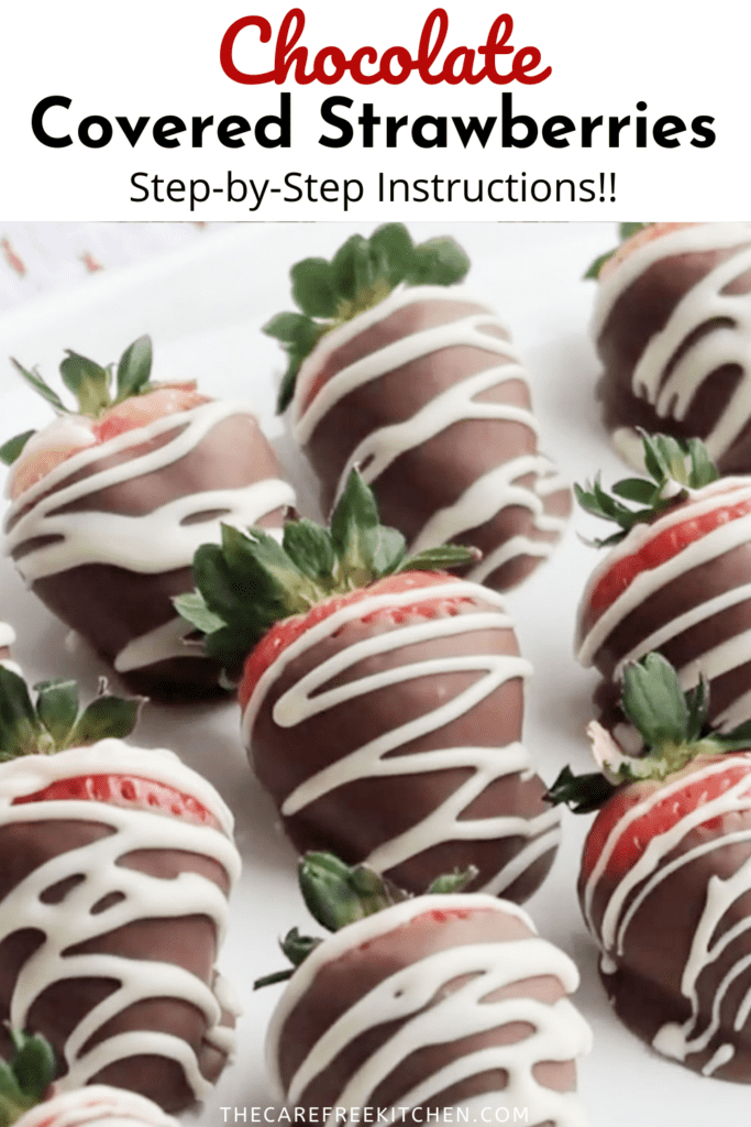 chocolate covered strawberries on parchment