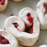 raspberry sweet roll unbaked