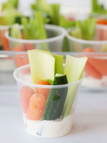 image for mini veggie cups