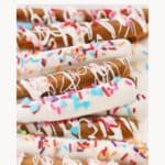 how to make the perfect chocolate caramel pretzel rods for a fun treat