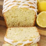 lemon poppyseed bread recipe with lemon icing for the top