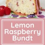 lemon raspberry bundt cake