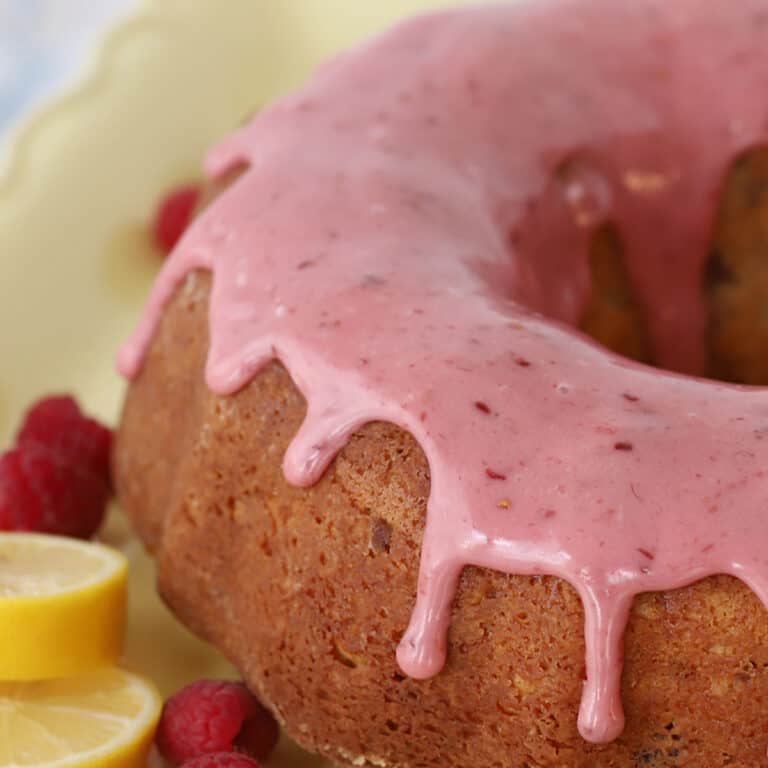 Lemon Raspberry Bundt Cake The Carefree Kitchen