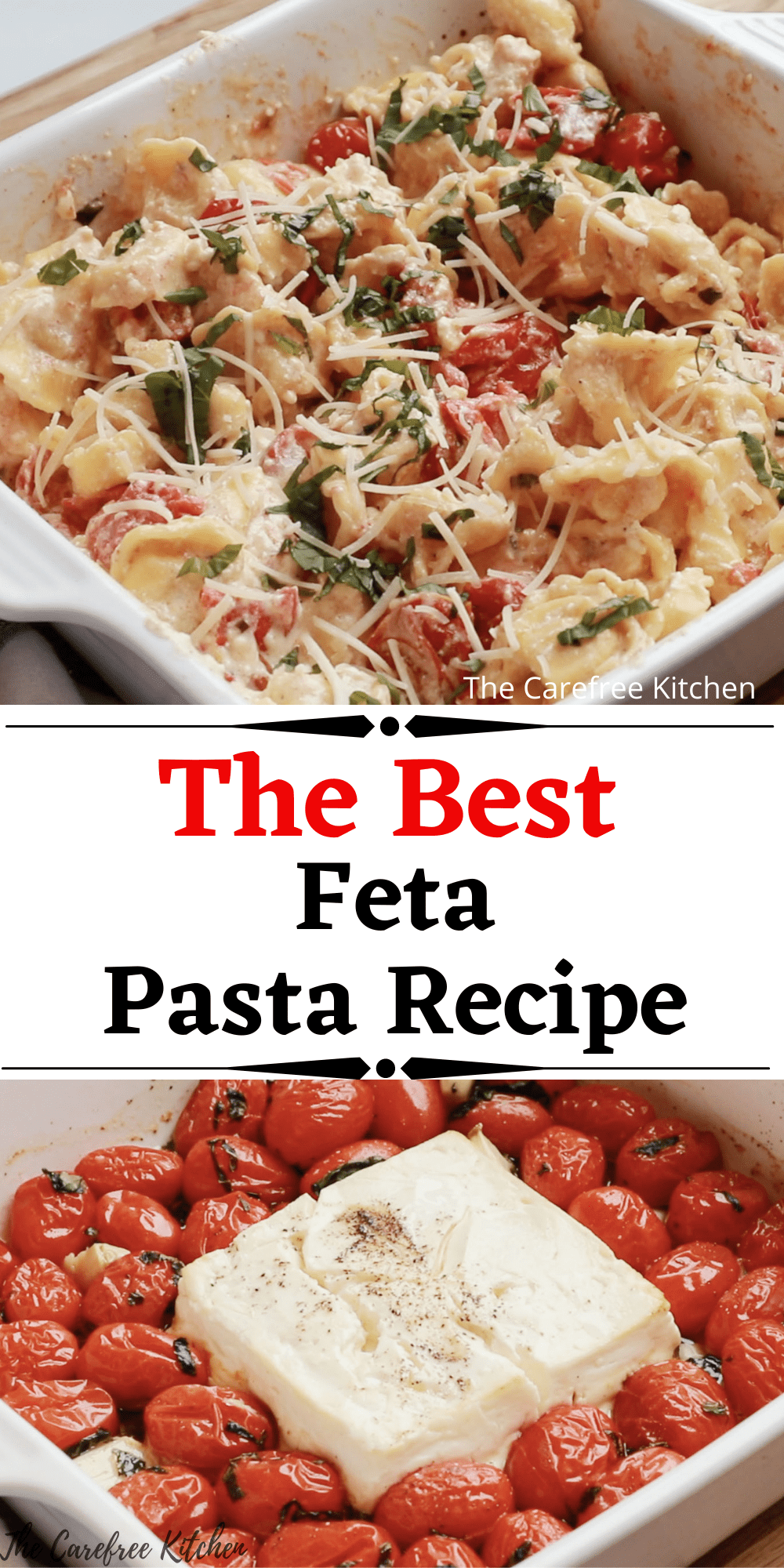 Tomato Feta Pasta Recipe Recipe Baked - The Carefree Kitchen