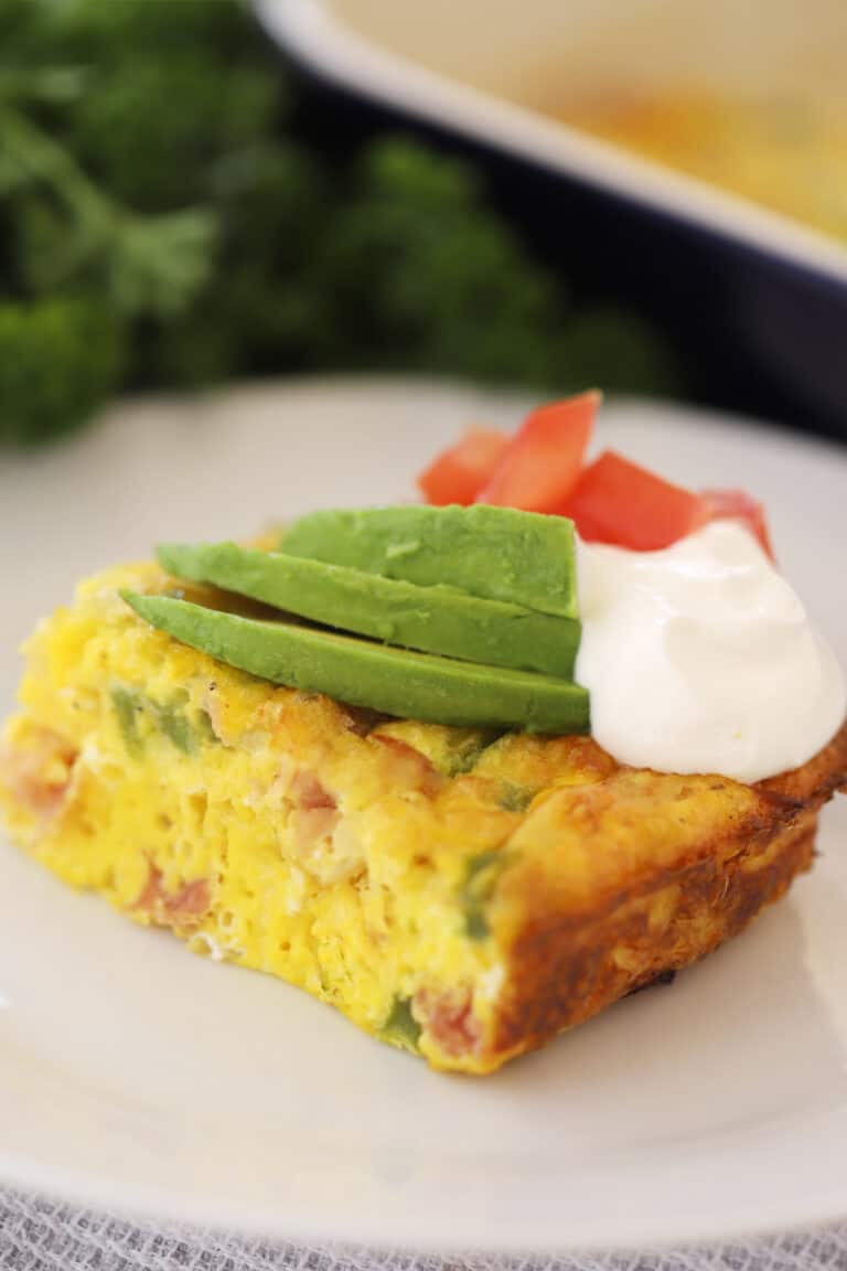 Easy Baked Denver Omelet Breakfast Casserole Recipe | The Carefree Kitchen