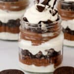 best chocolate parfait with oreos and whipped cream
