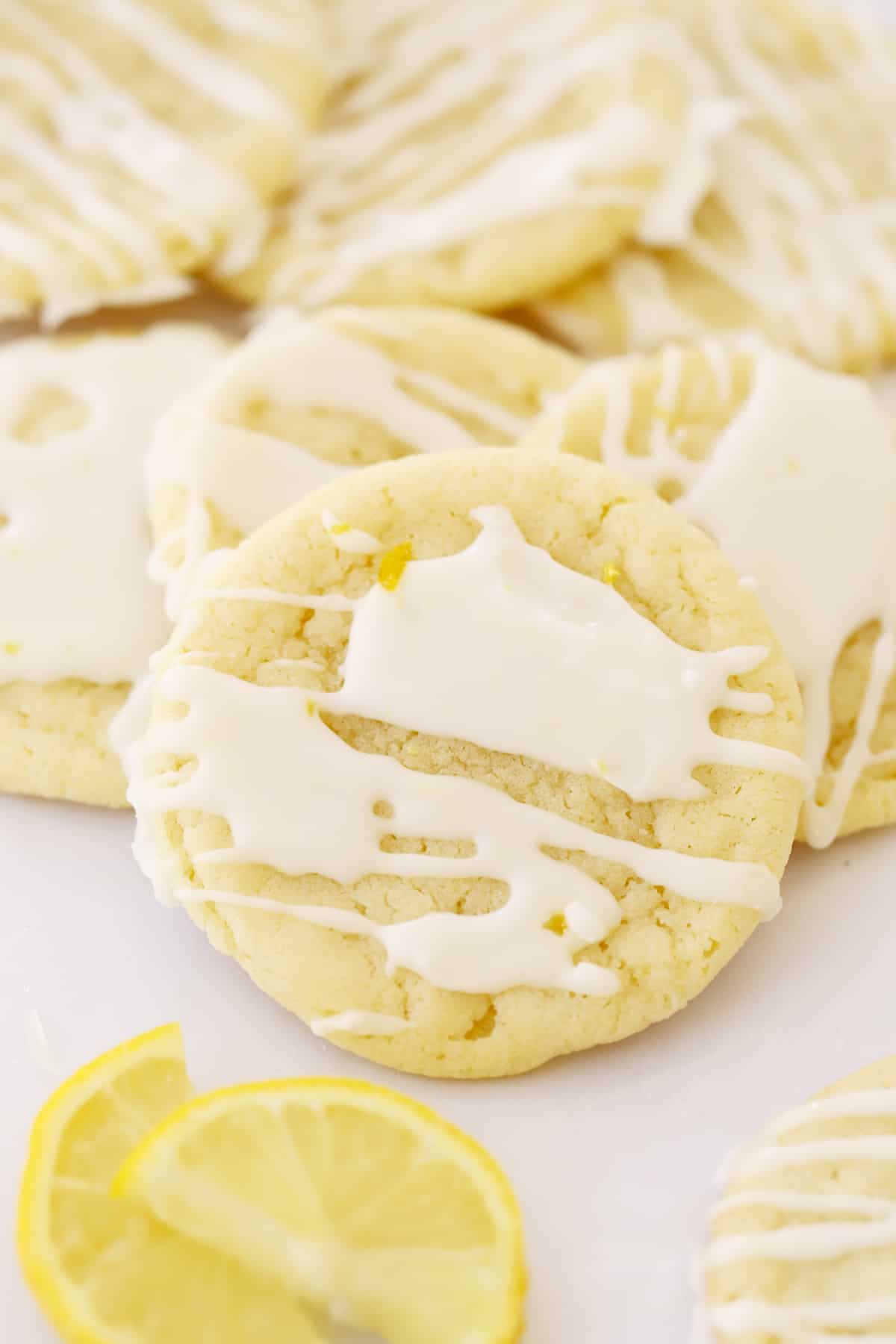 Glazed Lemon Cookies Recipe- The Carefree Kitchen