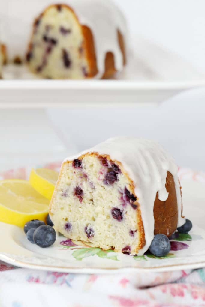 lemon blueberry bundt cake recipe from scratch. 