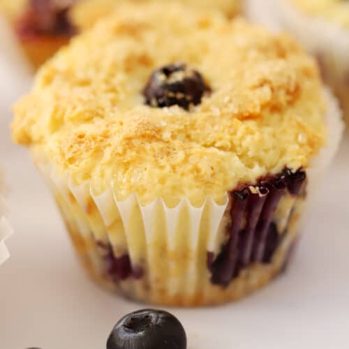 lemon blueberry muffins, easy breakfast muffins