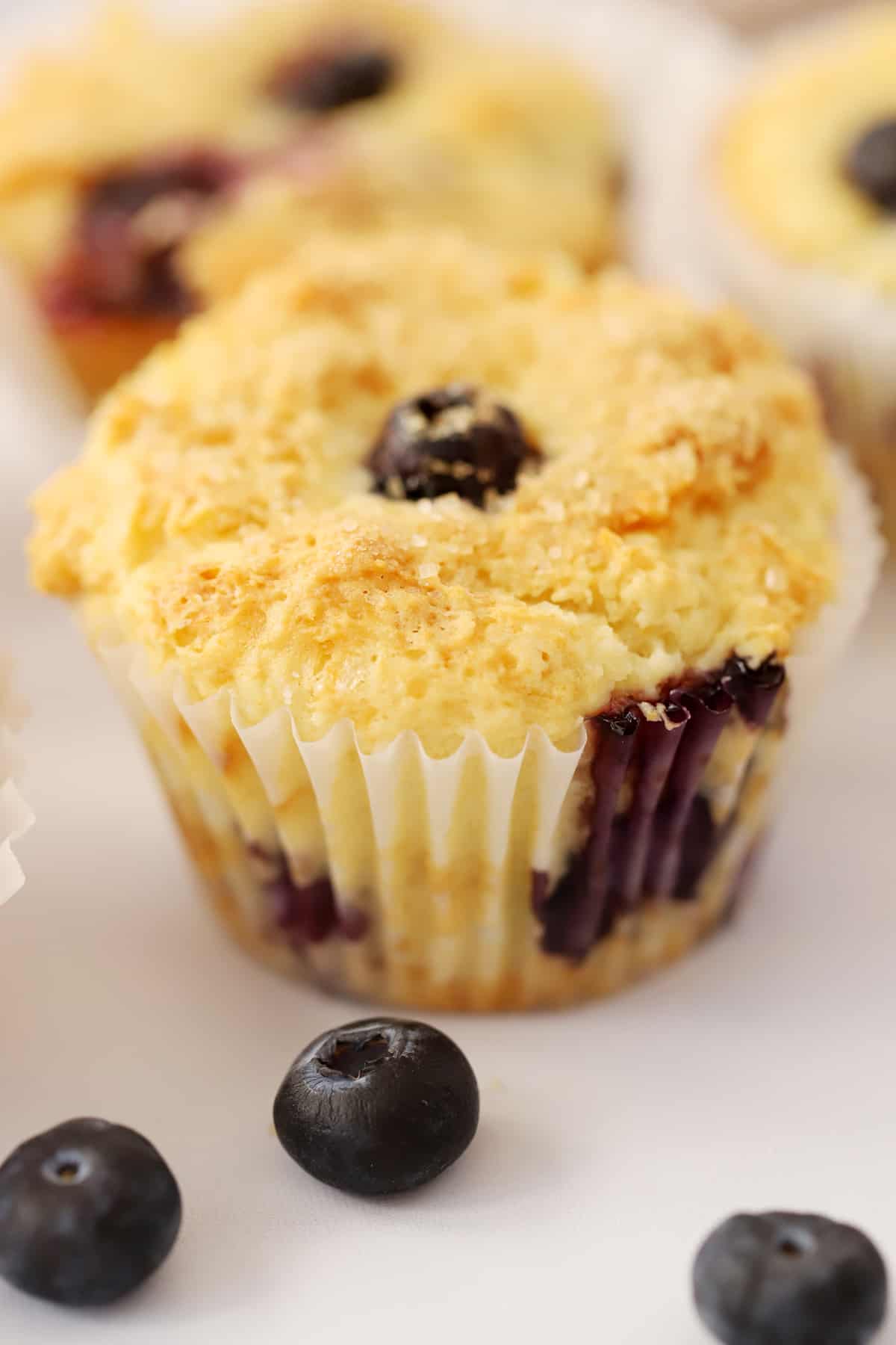 lemon blueberry muffins, easy breakfast muffins