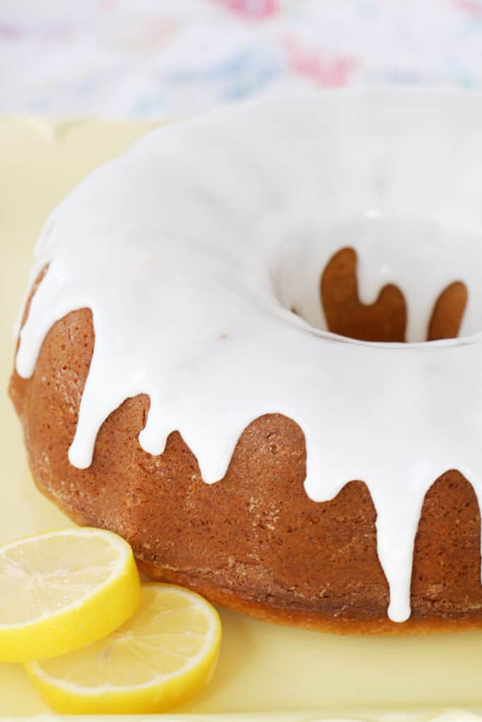 recipe for lemon poppy seed bundt cake. 