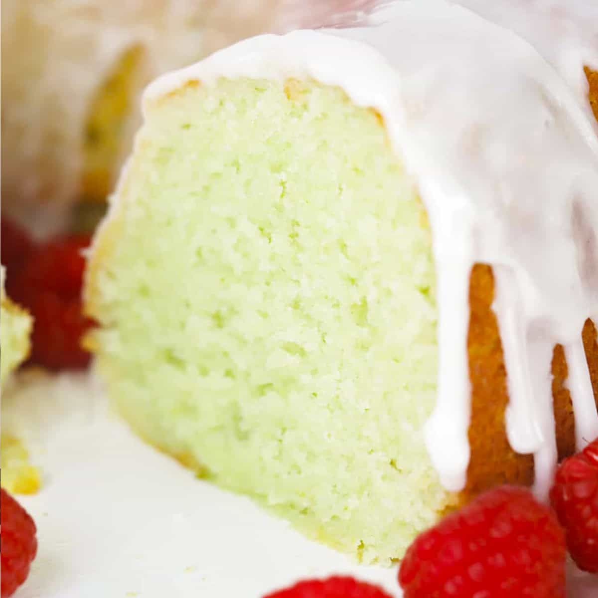 lime cake recipe, served with a lime bundt cake icing.
