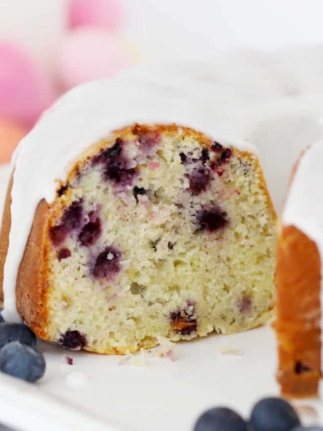 Lemon Blueberry Bundt Cake Story