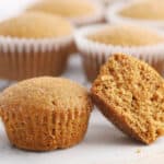 applesauce muffins with sugar topping
