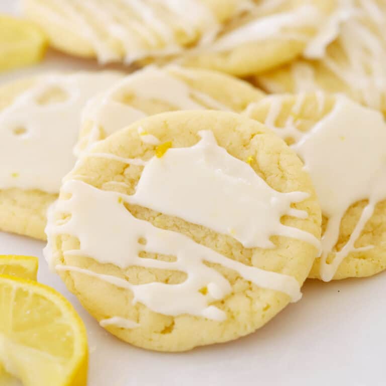 Glazed Lemon Cookies Recipe- The Carefree Kitchen