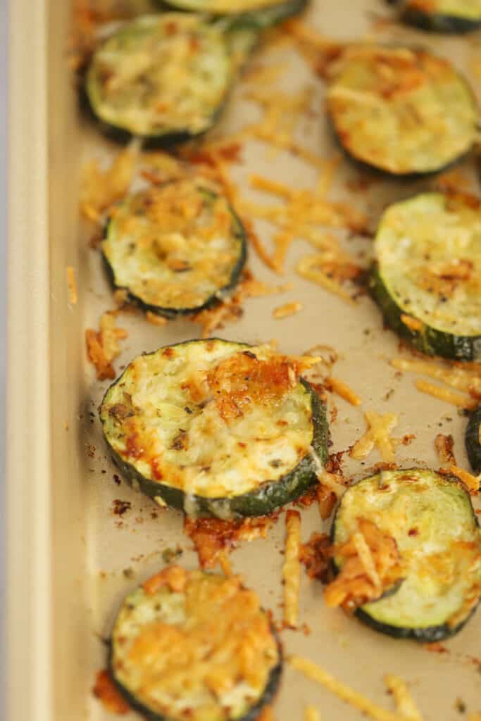 parmesan oven roasted zucchini