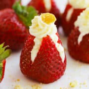 Best Cheesecake Filled Strawberries - The Carefree Kitchen