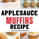 recipe for applesauce muffins