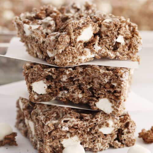 chocolate rice krispie treats