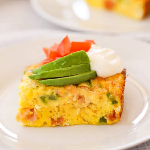 Easy Baked Denver Omelet Breakfast Casserole - The Carefree Kitchen